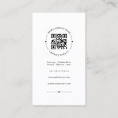 ガーリーInstagramホログラフィック名刺 名刺 (裏面)