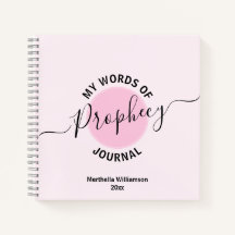 ガーリーPink Prophetic Words Journal