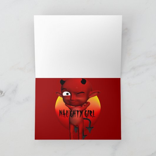 ガールいけなハッピーバレンタインデー挨拶カード シーズンカード (内部)