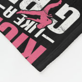 ガールおもしろい武術アーツガールカラートガール フリースブランケット (角)