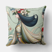 ガールお洒落スクエアクッション クッション (裏面)