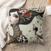 ガールお洒落スクエアクッション クッション (ブランケット)