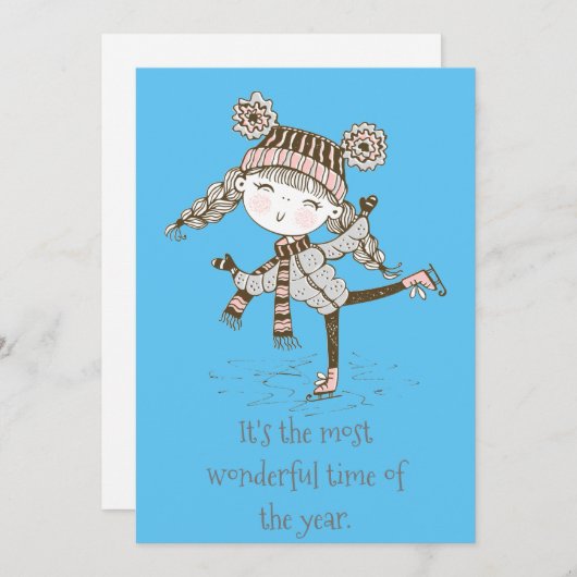 ガールお洒落スケートで滑る シーズンカード (正面/裏面)