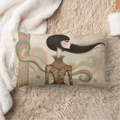 ガールお洒落ルンバークッション ランバークッション (ブランケット)