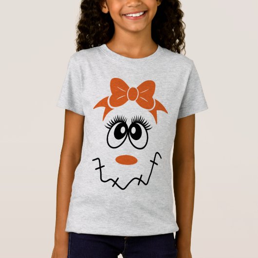 ガールかかし顔ウィズボウ Tシャツ (正面)