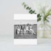 ガールかわいらしゴルファー， 1920年代 ポストカード (スタンド正面)