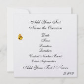 ガールかわいらしレトロアポップ・アートのートクリスマス招待状 招待状 (裏面)