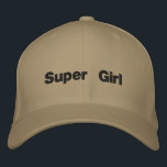 ガールすごいカーキカラーフレックスフィットウールガールの文字 刺繍入りキャップ<br><div class="desc">女の子すごいカーキカラーフレックスフィットウールガールの文字刺繍ベースボールキャップ、フレックスフィットウールキャップは、その心地よい、柔軟性、スタイルのために知られている帽子のタイプである。Flexfit Wool CapのサイズはL/XL、7 1/8" - 7 5/8"で、文字を編集できる。カラータイプはカーキ。汎用性:このキャップは汎用性があり、様々な大事な行事に適している。あなたは見カジュアルて、屋外の活動、または単に太陽から保護あなたの頭を望むかどうか、フレックスフィットウールキャップスタイリッシュは、実用的な選択である。</div>