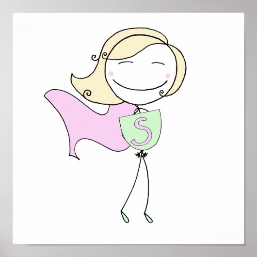 ガールすごいブロンド ポスター (正面)