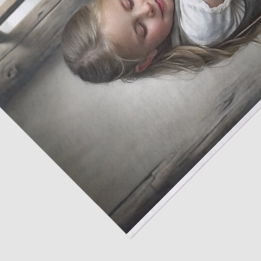 ガールとガチョウの切り離し 薄葉紙 (詳細)