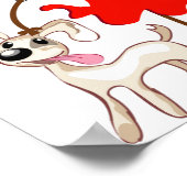 ガールと彼女の犬のポスター ポスター (角)