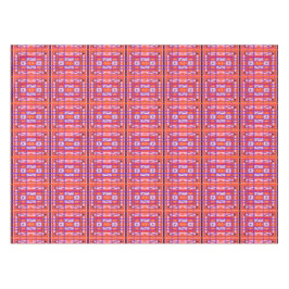 ガールのパワー曲線のプレイドパターンのテーブルクロス テーブルクロス