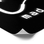 ガールの不機嫌スキルビデオゲー得ムコントローラ ポスター (角)