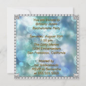 ガールの夜の独身パーティーの招待状 招待状 (裏面)