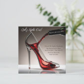 ガールの夜-ワインとハイヒール 招待状 (スタンド正面)