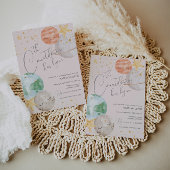 ガールアウタースペースベビーシャワー招待状 招待状