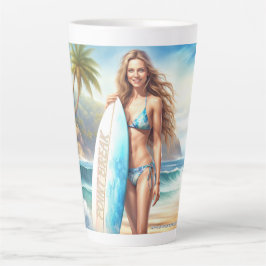 ガールアクションポイントの区切り カフェラテマグ