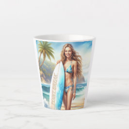 ガールアクションポイントの区切り カフェラテマグ