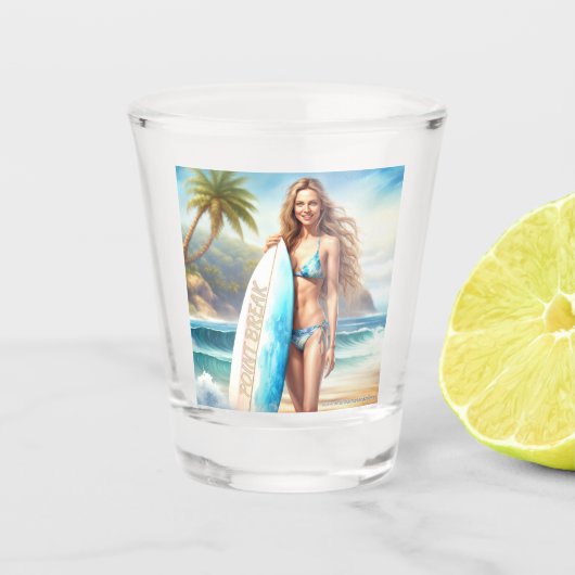 ガールアクションポイントの区切り ショットグラス (正面)