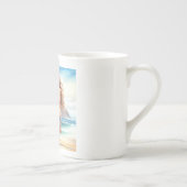 ガールアクションポイントの区切り ボーンチャイナマグカップ (右)