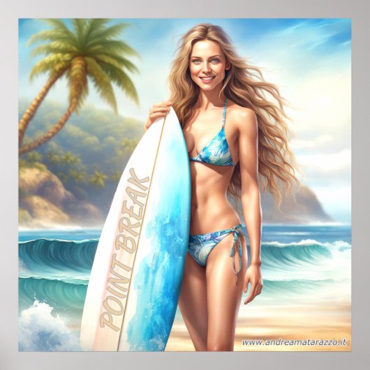 ガールアクションポイントの区切り ポスター (正面)