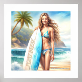 ガールアクションポイントの区切り ポスター