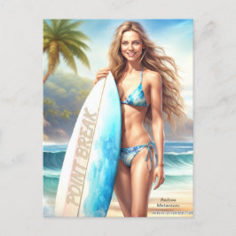 ガールアクションポイントの区切り ポストカード