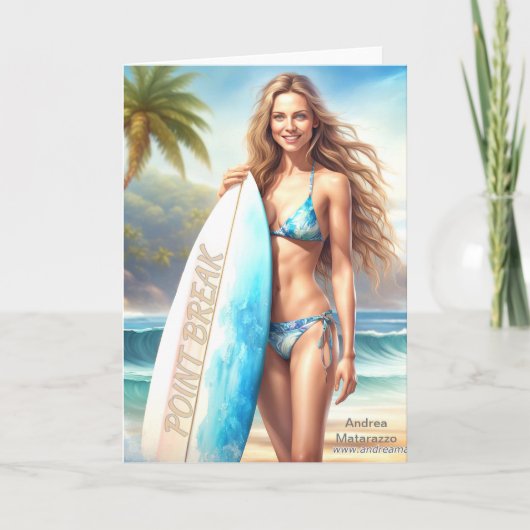 ガールアクションポイントの区切り 招待状 (正面)