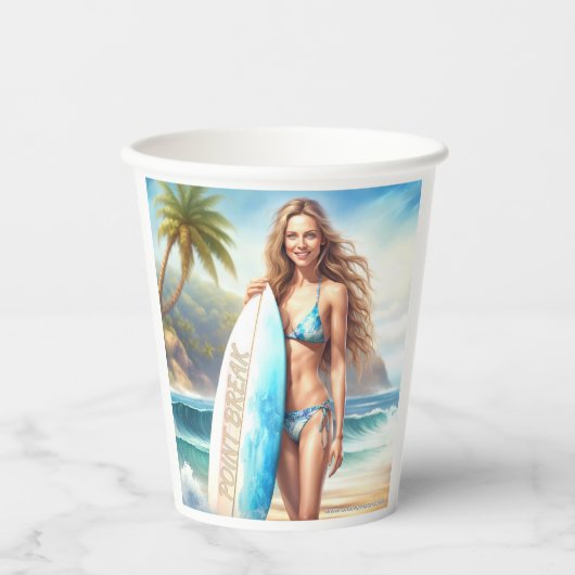 ガールアクションポイントの区切り 紙コップ (正面)