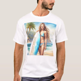 ガールアクションポイントの区切り Tシャツ