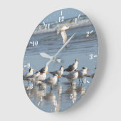 ガールアットザビーチ ラージ壁時計 (傾斜)