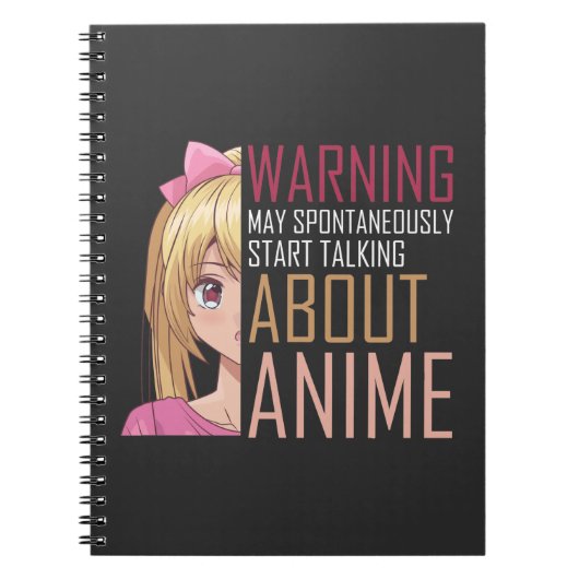 ガールアニメ恋人マンガコスプレファン10代の ノートブック (正面)