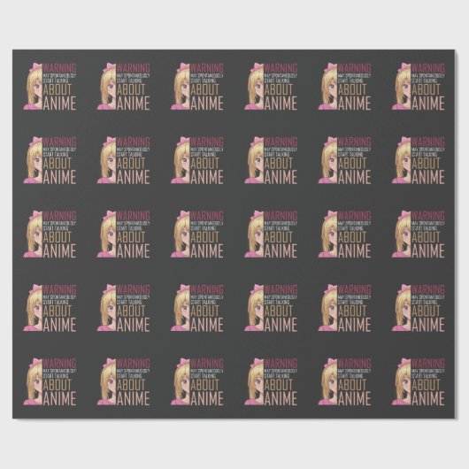 ガールアニメ恋人マンガコスプレファン10代の ラッピングペーパー (フラット)