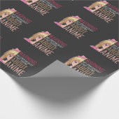 ガールアニメ恋人マンガコスプレファン10代の ラッピングペーパー (角)