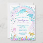 ガールアンダーザシー招待状 招待状 (正面)