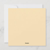 ガールアンドクリスマスツリーヴィンテージレトロイラストレーション シーズンカード (裏面)