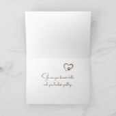 ガールアンドゴールデンレトリバーペットロス悔やみや弔慰 カード (内部)