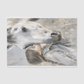 ガールアンドホワイトホースファームハウスカントリーデコップス 薄葉紙 (正面)