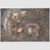 ガールアンドホーススチームパンク9デクページ紙 薄葉紙 (正面)