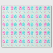 ガールアンドボーイベビーツインズ ラッピングペーパー (フラット)