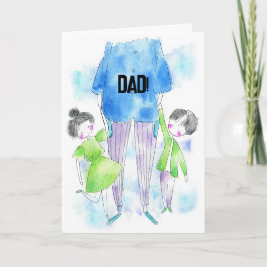 ガールアンドボーイ・ファーザーのデイカード サンキューカード (正面)