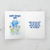 ガールアンドボーイ・ファーザーのデイカード サンキューカード (内部)