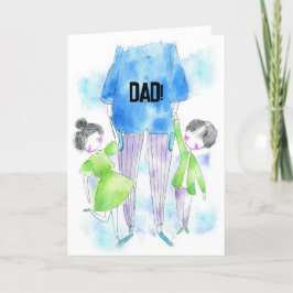 ガールアンドボーイ・ファーザーのデイカード サンキューカード