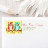 ガールアンドボーフール – カスタム差出人住所ラベル ラベル (インサイチュ)