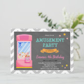 ガールアーケード遊園地への招待 サンキューカード (スタンド正面)