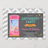 ガールアーケード遊園地への招待 サンキューカード (正面/裏面)