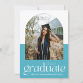 ガールアーチフォトハイスクール卒業 案内状 (正面)