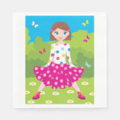 ガールインアパーク紙ナプキンス スタンダードランチョンナプキン (正面)