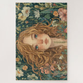 ガールインザガーデンジグソーレパズル ジグソーパズル (縦)