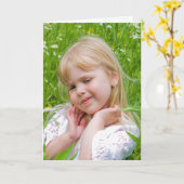 ガールインデイジー考えるフィールドのYouカード カード (黄色い花)